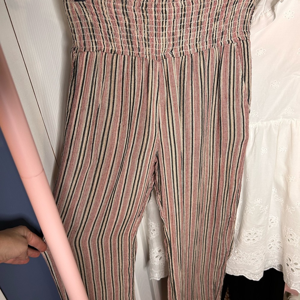 NWOT Billabong Gauzy Striped Cotton Beach Pants Large - Picture 2 of 10